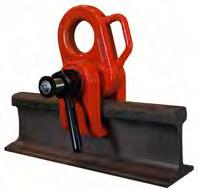 PULLER & TUGGER RAIL RAIL PULLER (MADE IN CANADA) MODEL NO. 2310000C The Cyclops II Rail Puller has positive cam-lock action to prevent slippage when pulling long lengths of rail.