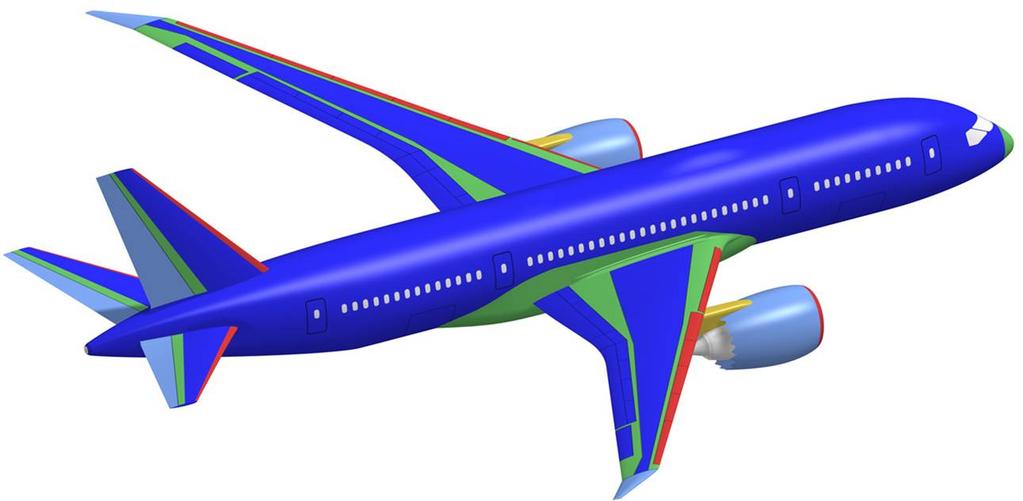 Composites Serve as Primary Structural Material 787-8 Carbon laminate Carbon sandwich Other