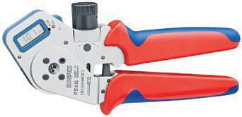 52 Four-Mandrel Crimpin Pliers for turned contacts Turned contacts are used for particularly demandin plu-type connections, e.. in medical industry and aeronautics.