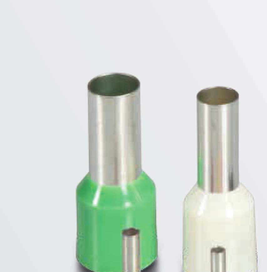 4..4 Cable end ferrules 4 Application Cable end sleeves avoid the need to fan