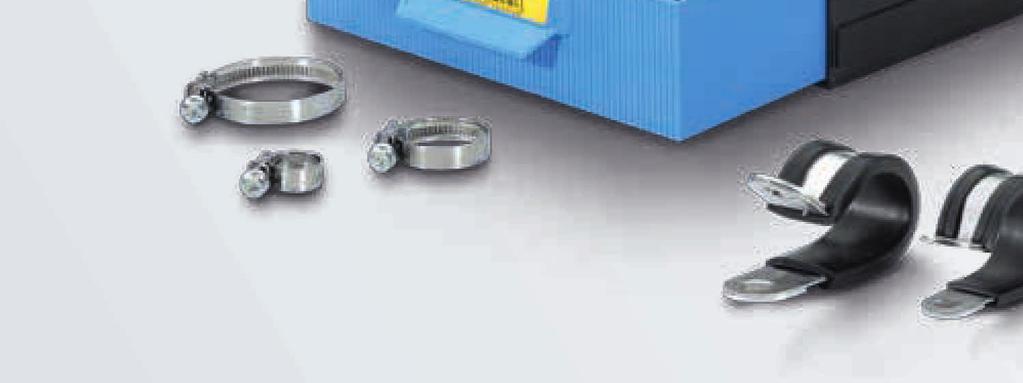Our universal hose clamps are particularly well suited for applications that involve high