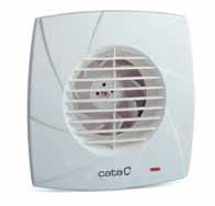 High-performance centrifugal bathroom fans, slim version, to be installed in ceilings or walls. CB-100 PLUS / CB-250 PLUS CB-100 PLUS totally recessed. Finishing: white. CB-250 with short tube.