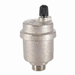 AIR VENT VALVES The air vent valves have the function of ejecting the air that accumulates inside the circuit. Depending on the product chosen, automatic or manual vent valves are installed.