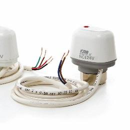 ACCESSORIES ELECTROTHERMICAL ACTUATORS Normally closed electrothermal commands with M8x1.