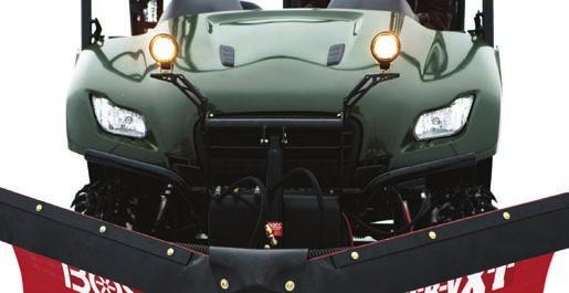 BOSS SNOWPLOW AUTHORIZED ACCESSORIES ATV PLOWS FULL-SIZE UTV ACCESSORIES SNOW DEFLECTOR Increase visibility and safety with a rugged snow deflector specifically designed for UTV snowplows from BOSS.