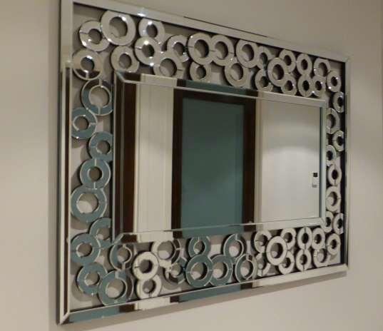 Barcelona Beveled Contemporary wall mirror Size cm: 120 x 90 x 2.