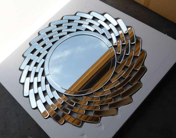 Sunshine Beveled Contemporary wall mirror Size cm: 94 x 94 x 1.4 Mirror Weight: 15kg Price: RRP $649.