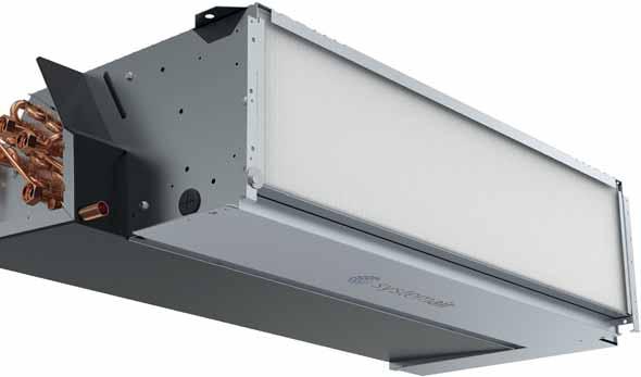SysCoil Comfort Innovation for an optimum comfort ErP 2018 TERTIAIRY H 3 /h Cooling capacity from Universal version for either vertical or horizontal installation Lower sound levels, better