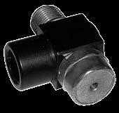 Pilot Operated Check Valves Right-Angle with Threaded Banjo Size (female threads) (male threads) Threads Models with Threaded Banjo Valve Model Number C V - - Tightening Torque Max.