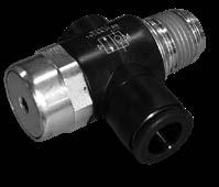Pilot Operated Check Valve Right-Angle with Push-to-Connect itting # (tube fittings) Size (male threads) Models with Push-to-Connect itting Valve Model Number C V - - Tightening Torque Max.