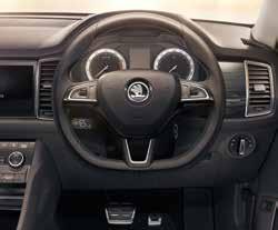 Equipped with three zone airconditioning and humidity control, the system allows the driver, front passenger and second row to set different