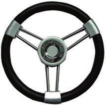 WHEEL FROM POLYURETHANE WITH STAINLESS STEEL SPOKES 1572 320 STEERING WHEELS MADE OF