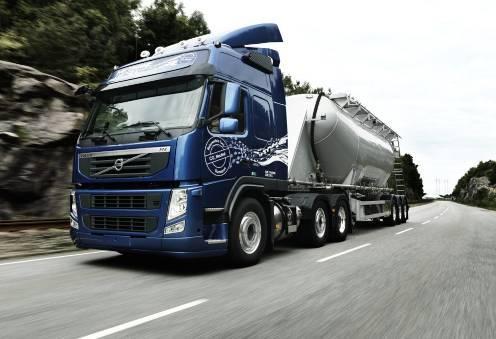 Volvo FM MethaneDiesel Methane accessible fuel Energy efficiency comparable to diesel New segment for gas trucks Up to 75%