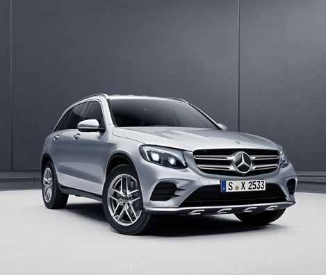 GLC AMG Line exterior equipment from 2,518* 31 19 AMG 5-twin-spoke light-alloy wheels AMG body styling consisting of AMG front and rear apron Brake callipers with Mercedes-Benz lettering