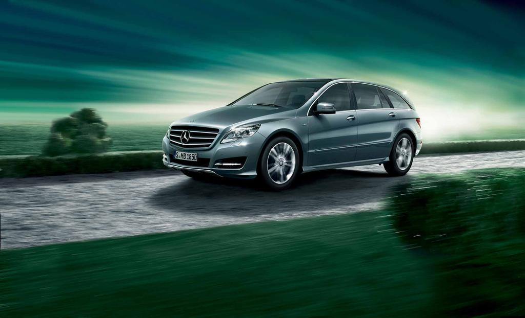 2 DESIGN Even its looks are enormously impressive. The bold lines of the exterior create an aggressive and sporty impression. An impression validated by the R-Class car-like performance.