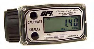 A1 COMMERCIAL GRADE METERS GPI Commercial Grade Meters are identified by an A1 prefix. Commercial Grade Meters are packaged as a self-contained unit.