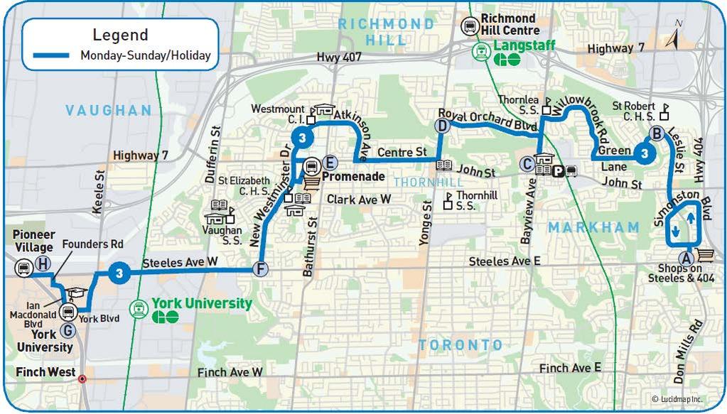 Route 3 Thornhill Extend
