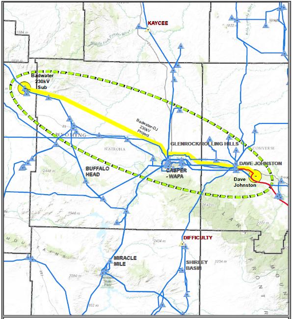 Badwater Sawmill Creek 230kV Line Description: Voltage: Length: Type: Status: Planned ISD: Purpose: Construct new 230 kv line