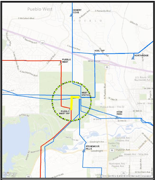 Pueblo West Tap Line Uprate Description: Voltage: Length: Type: Status: Planned ISD: Purpose: Upgrade existing 115 kv line