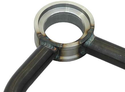 Fasteners feature a thread-free 3/4 shank for maximum shear strength and have a broad bearing