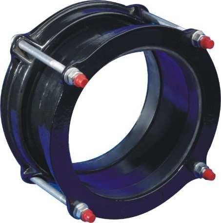 DEDICATED COUPLING Connect plain ended pipes to plain ended pipes with the same outside diameter Profiled gasket allowing for smooth installation Providing a leak tight seal across the outside