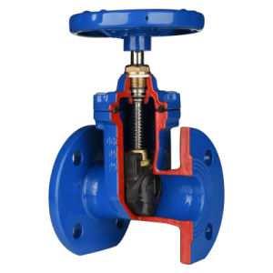 RESILIENT SEAL FLANGED GATE VALVE NON-RISING SPINDLE Non-Rising Spindle Fusion Bonded Epoxy Powder Coated EPDM Rubber Lined S.