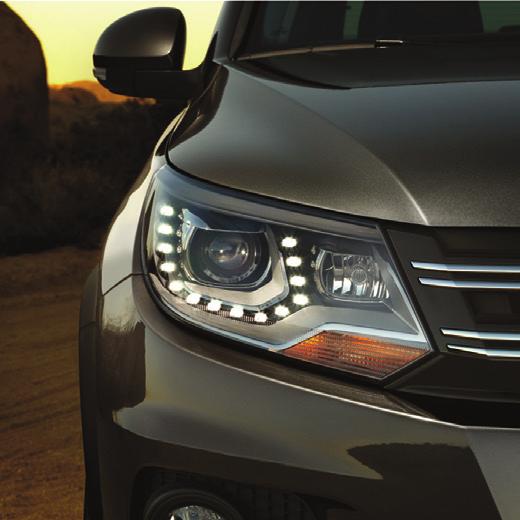 2014 Tiguan. In every way, our lights go farther.