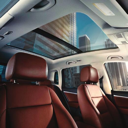 engine has 200 horsepower and 207 lb-ft of torque. In plain English, it s fast. And powerful. The Tiguan s rear seats offer a world of possibility.
