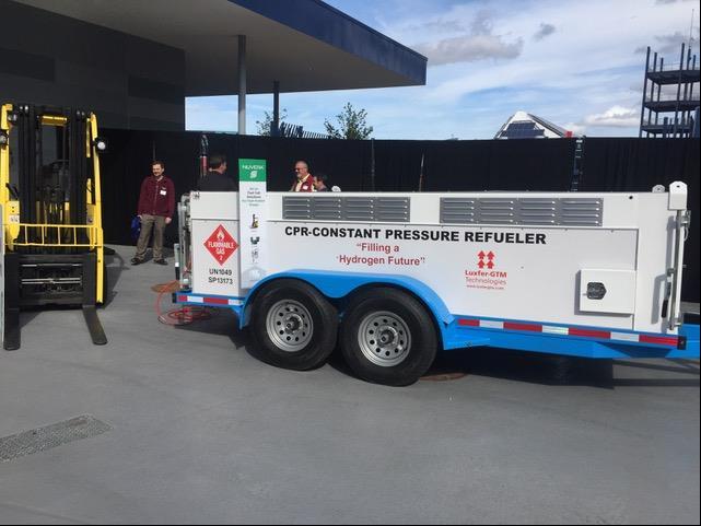 The Hydrogen Supply (2nd Solution) Compressed Hydrogen is delivered to wherever the truck is located.