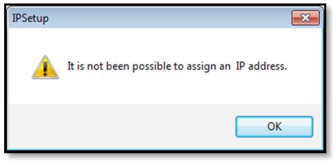 following parameters and click on > OK Check IP address entered.