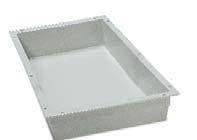 trays & baskets Mild steel powder coated frames Bolted construction allows the system to be altered easily