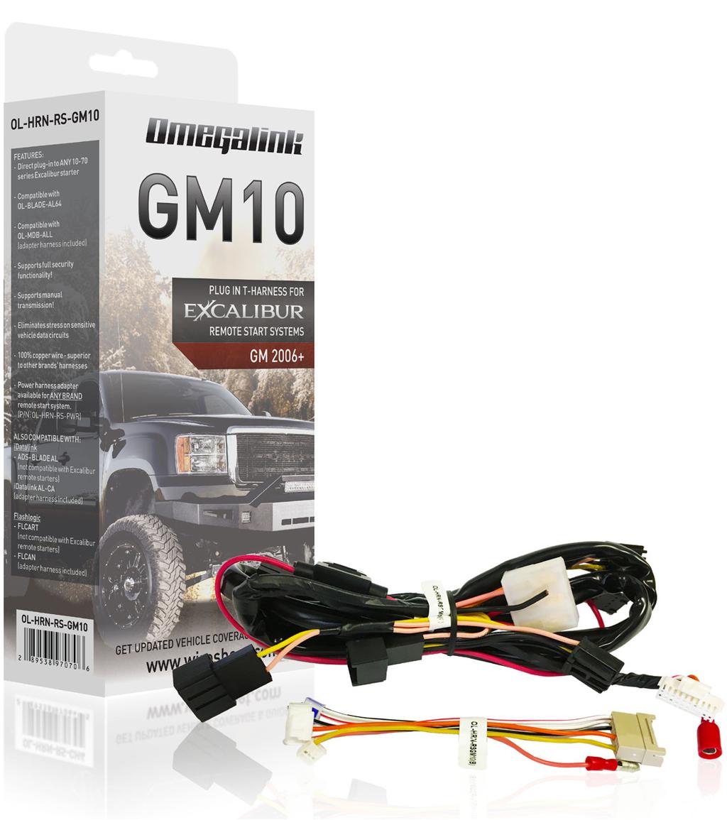 Page 1 of 6 MODEL OL-HRN-RS-GM10 GUIDE ID GM1020180131 AVAILABLE ACCESSORIES OL-HRN-RS-PWR (Adapt to any brand remote start) DISCLAIMER: The manufacturer of this product nor its affiliates accept any