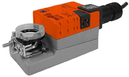 LMX4- (-T) On/Off-Floating Point Control, Non-Spring Return, Direct Coupled, 4 V Torque min. 45 in-lb for control of damper surfaces up to sq ft.