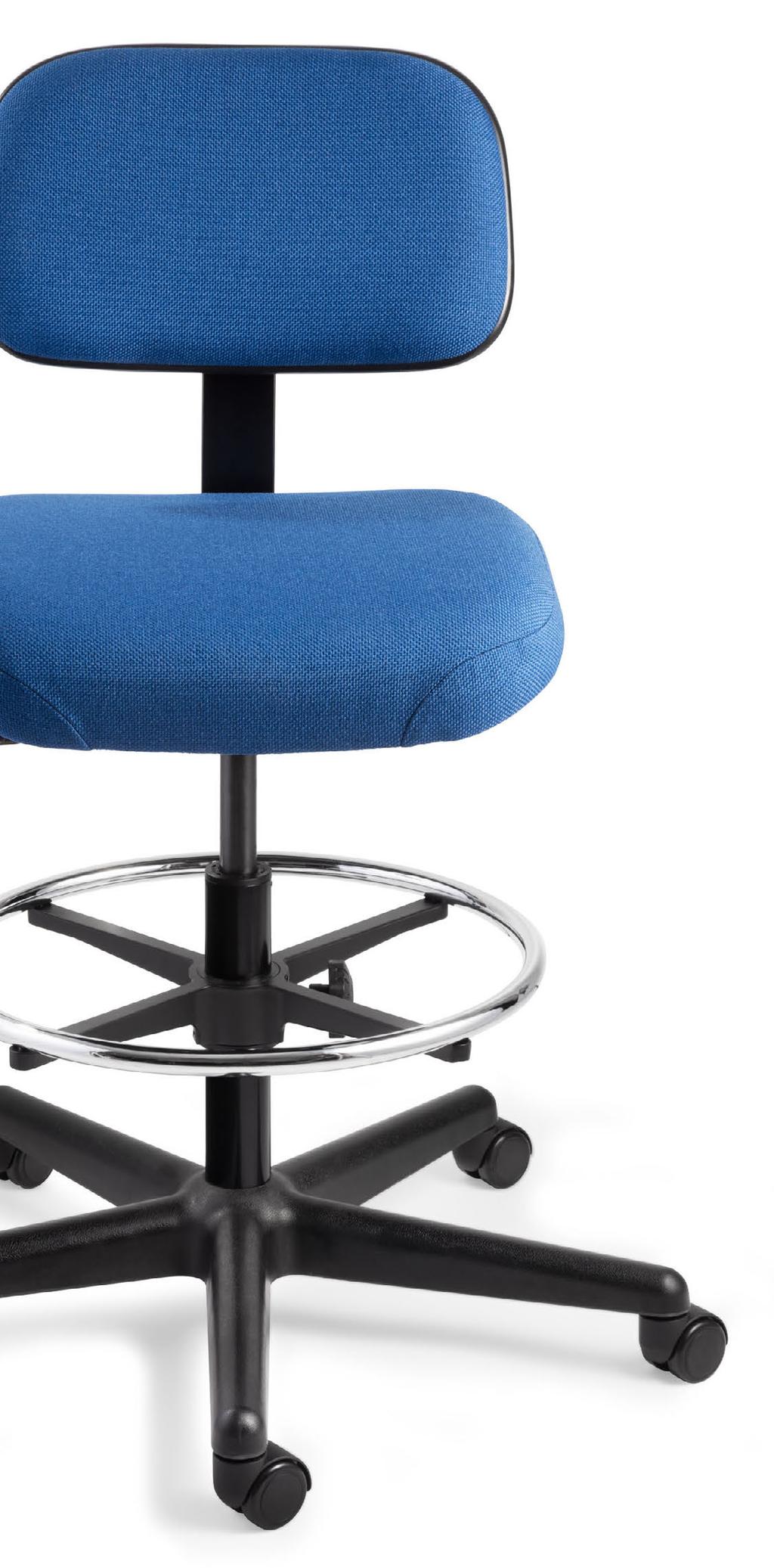 UPHOLSTERED CHAIRS 8000 Series - ESD 5000 Series - Standard, CR, ECR DORAL SERIES BEVCO s DORAL series feature ergonomic upholstered chairs that adjust to fit most body types and workstations.