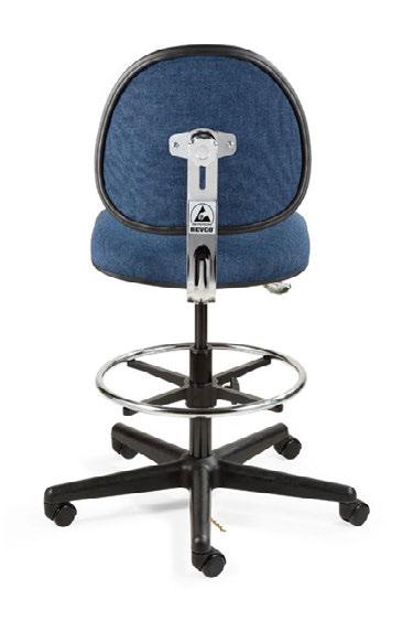 The LEXINGTON-E is a reliable chair that was built to meet the demands of daily use for environments that require some level of static discharge control but do not need to meet