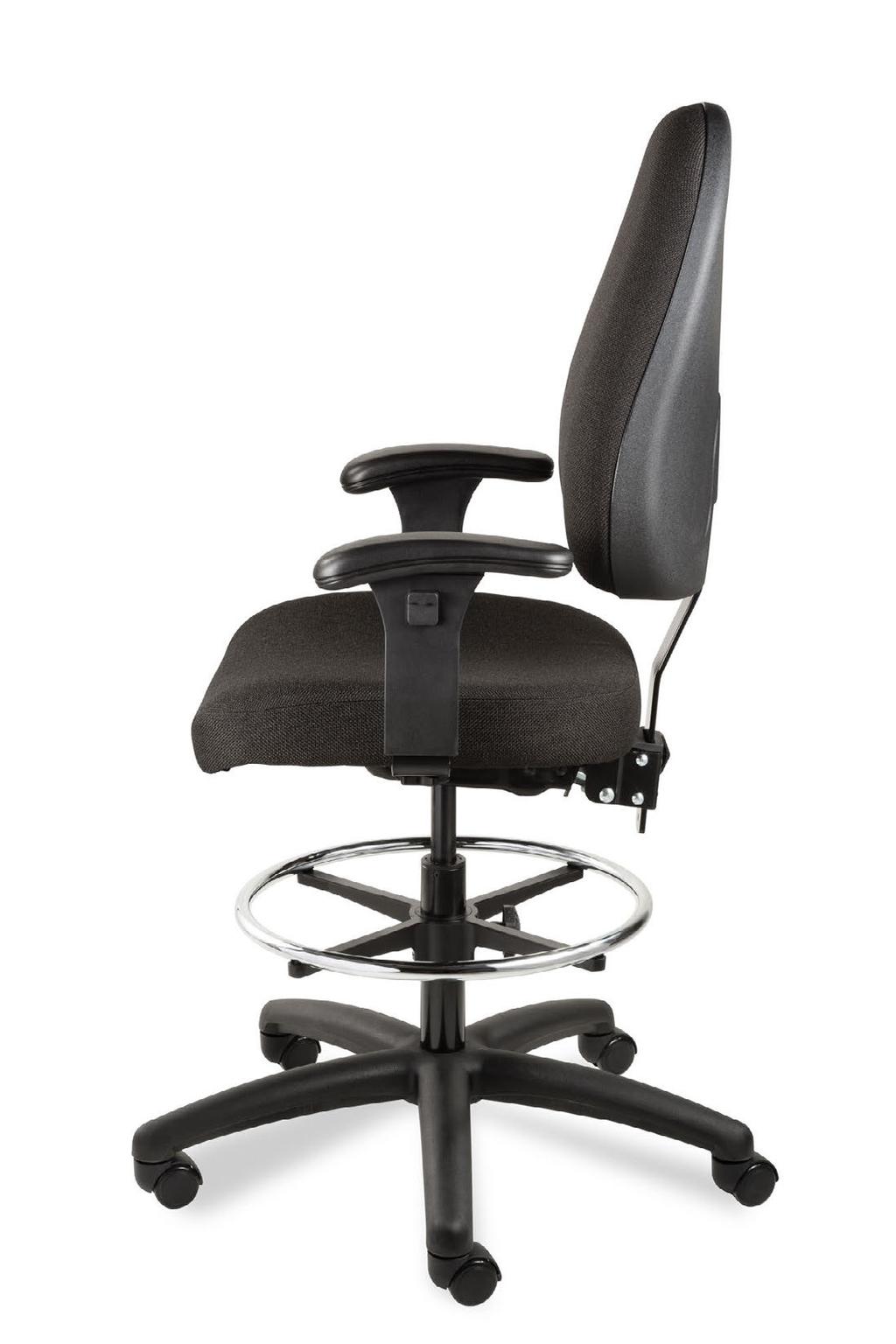 A Well-Adjusted Workplace The risk of musculoskeletal disorders can be significantly reduced by ensuring that your chair is properly adjusted to conform to the body and the environment it is being