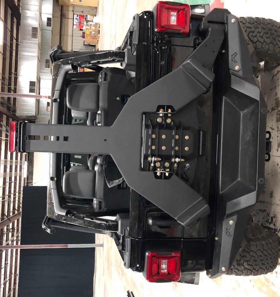 I. Overview Congratulations on your new purchase of the industries best Jeep JL Slant Back Tire Carrier! This tire carrier has been engineered for strength while reducing weight.