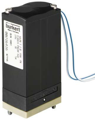 6628 2/2- and 3/2-way Rocker Solenoid Valve 22 mm ultra compact design with orifi ces upto DN 3.