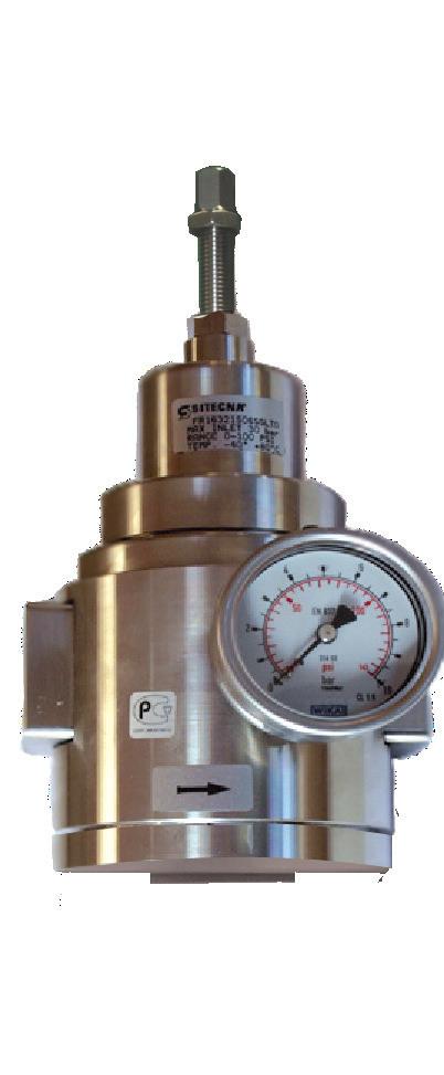 AISI316L 3/4-1 NPT Pressure Regulator R serie Regolatore di pressioneda 3/4-1 NPT in AISI316L serie R Suitable for automation equipment to onshore, offshore, pharmaceutical, medical and food