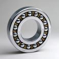they contact. Bearings in high thrust situations are designed to take the hotter temperatures.