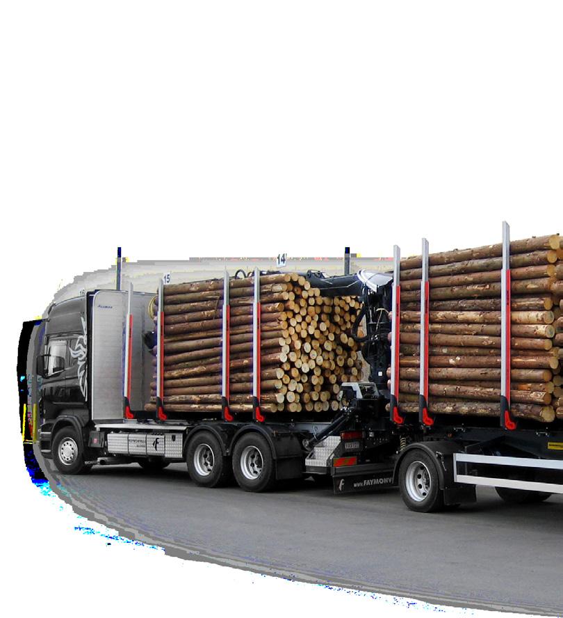 TRUCK BODY Body and trailer for short wood transport Truck