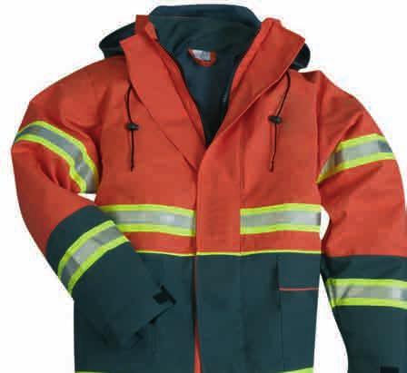 // INOTEC FIRE & VIS STANDARDS The parka combines many standards and is suited for a broad range of