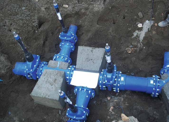 corrosion. Strong PE end connection The DVGW approved class 1 connection is stronger than the PE pipe itself. A piece of standard PE pipe is pressed directly onto the grooved valve end.