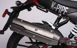 K-PIPE 2019 K-PIPE 125 $2,099 MSRP* Plus Setup & Destination Charge Black Red EURO STYLE STREET
