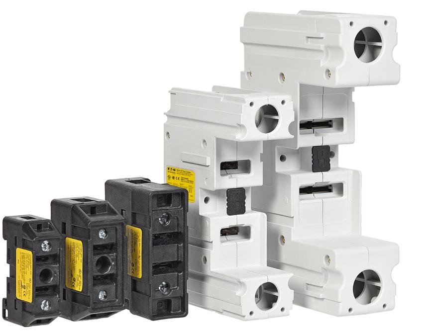 The Bussmann series CUBEFuse holder is a finger-safe* modular system of single-pole 30, 60, 100, 200, 225 and 400 amp holders.