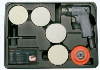 3129XP - Tool only 3129K - Kit Ø 75 (3 in). 0.22 kw (0.3 HP). 6 000 rpm. Only 0.60 kg and 152. 2-position power regulator.