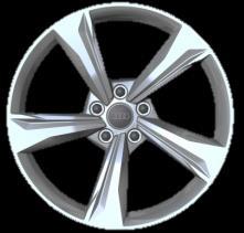 12750 no cost na PRG 18" cast aluminium alloy wheels,