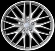 20" Audi Sport cast aluminium alloy wheels, 5-arm offroad