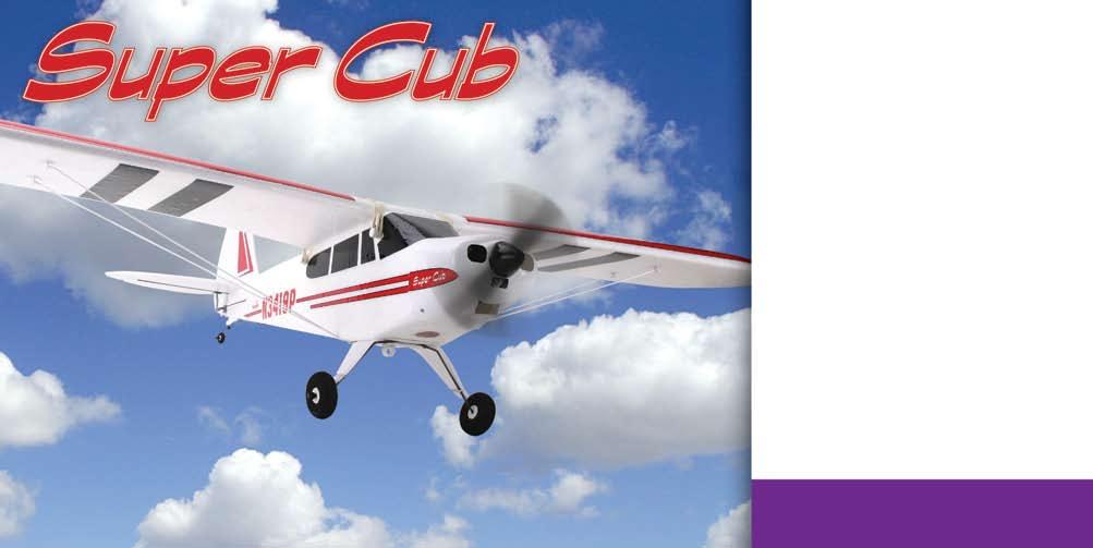 HBZ7100 Scale Detail for Your First Flight The Super Cub from HobbyZone is equipped with 3-channel control for a true scale flying experience and Anti-Crash Technology (ACT) for added safety and