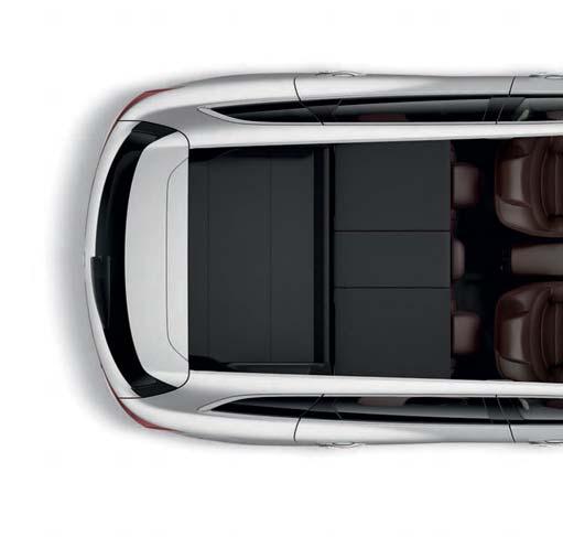 Sensors will open the motorised tailgate* automatically, revealing 458 litres of luggage space in